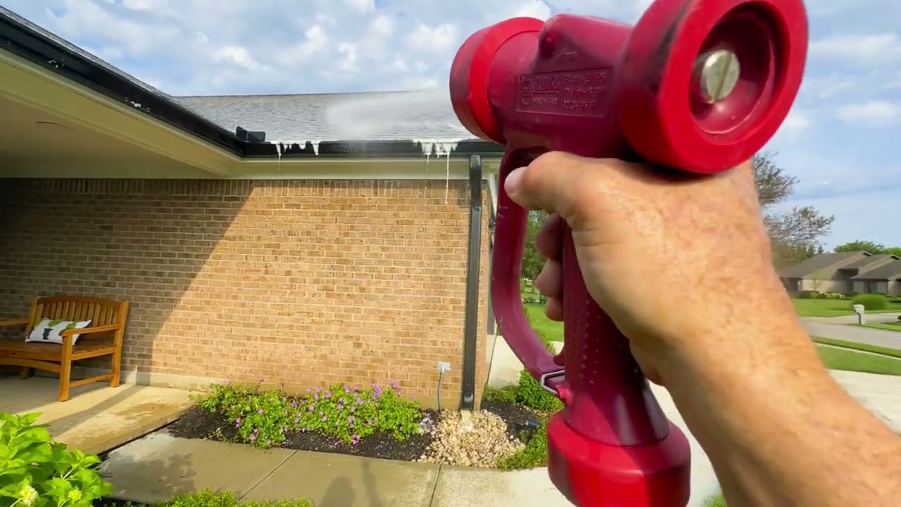 How To Wash A Roof Without A Ladder