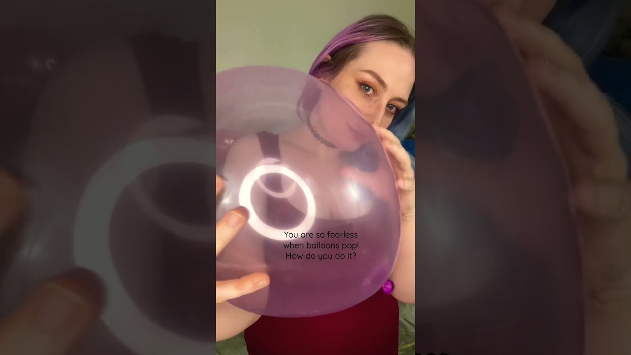 When a balloon pops unexpectedly.