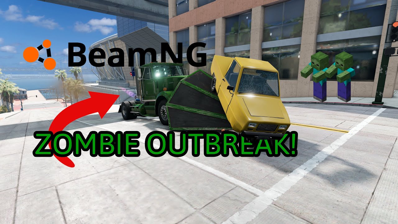 BeamNG but there's a Zombie Outbreak