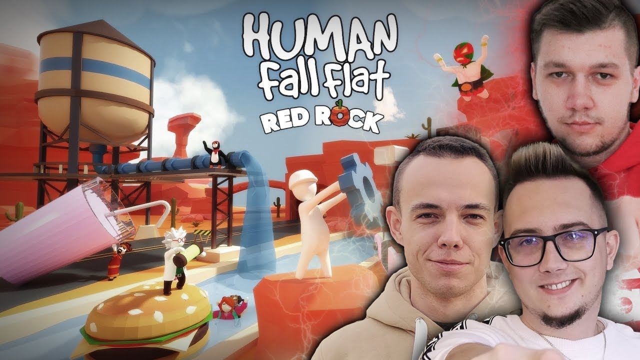 Human: Fall Flat #3 😂 CO TA GRA ODDDAJE *3xKAMERKI* 😱 RED ROCK 🔥 MafiaSolec