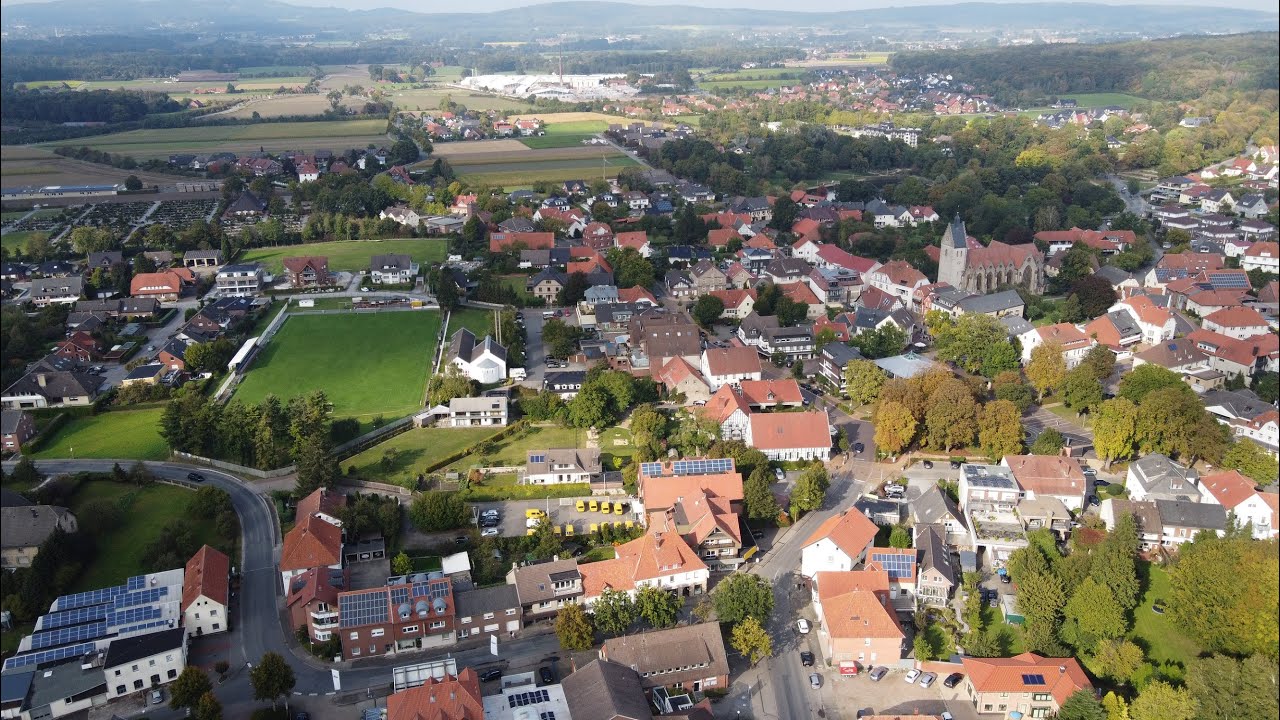 Bad Laer Luftaufnahme 360° im Herbst 2020