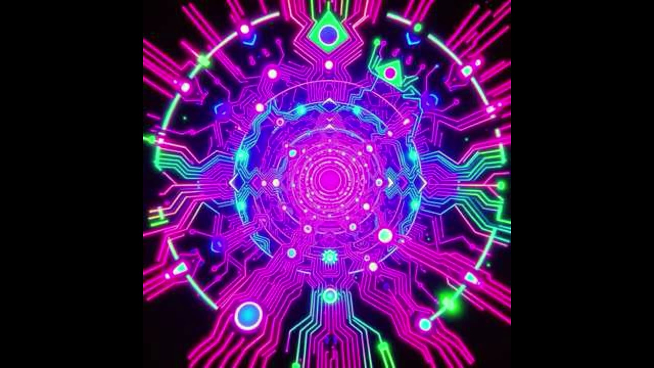 Neon Mandala