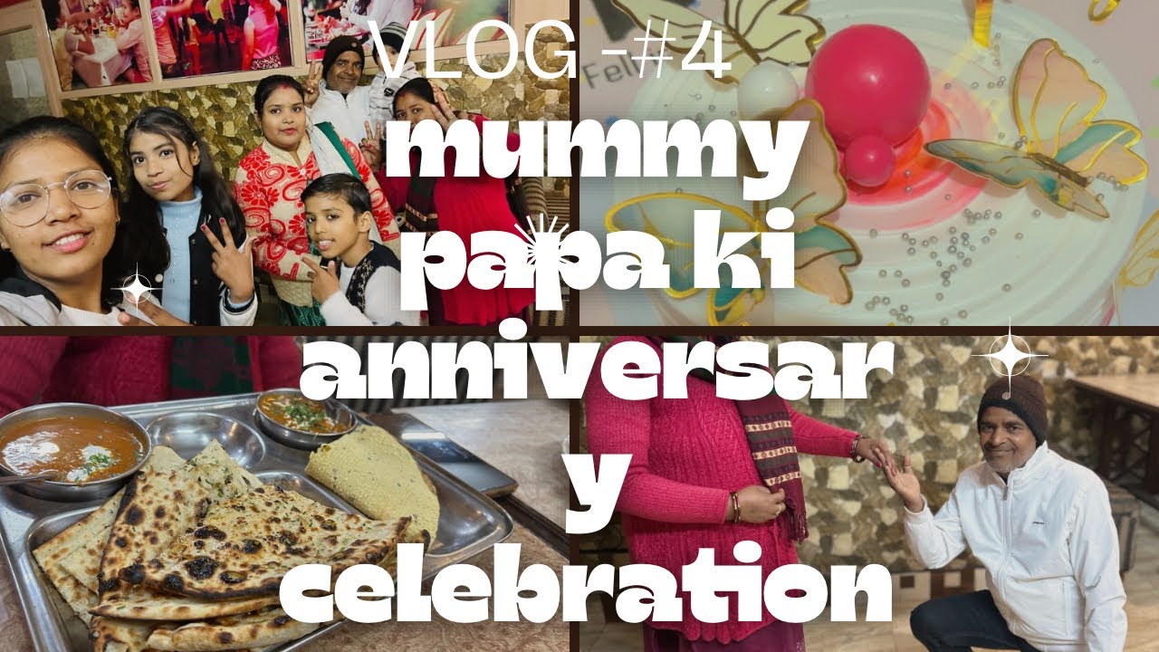 Parents Anniversary Surprise 🎉 | First Time Restaurant Dinner 🥰 | Family Vlog”