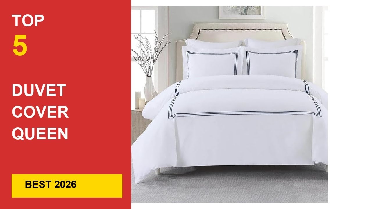 Best Duvet Cover Queen Cotton in 2026 - Expert Reviews in 2026