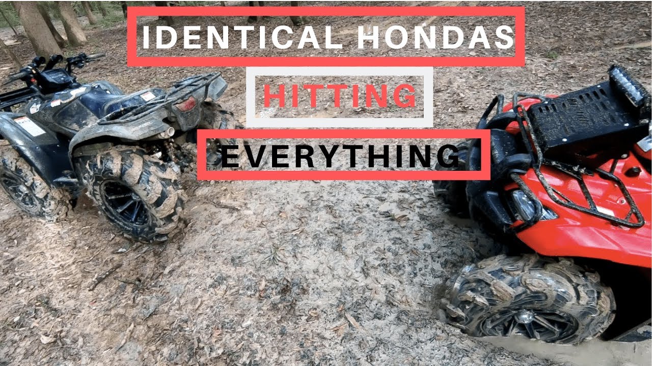 Honda Foreman and Rancher extreme mudding