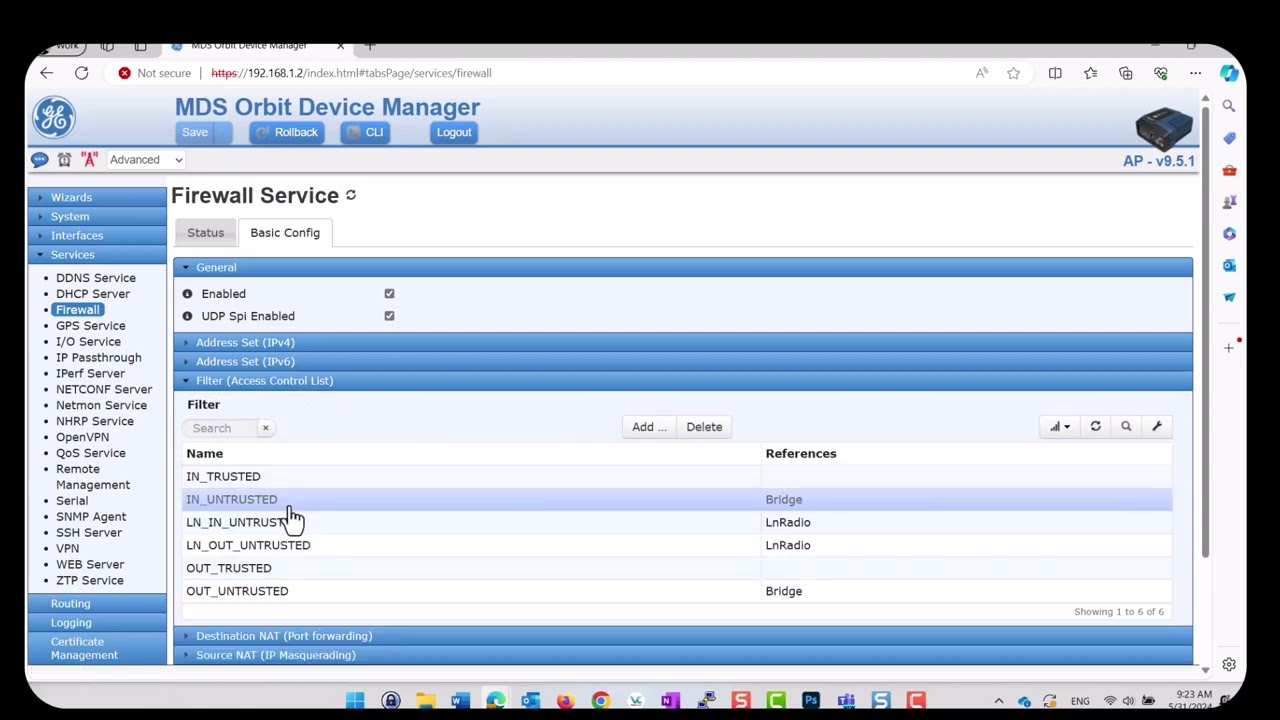 How to load a Configuration into the GE MDS Orbit Router using the CLI (Command Line Interface)