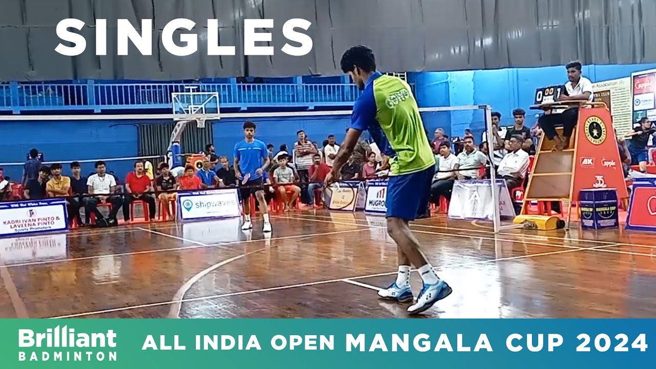 Brilliant badminton skills from All India Open SINGLES players 