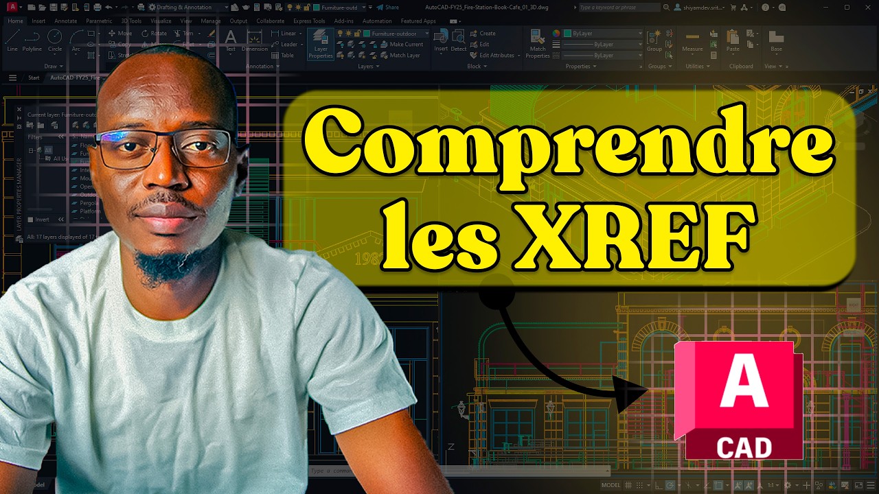 Les REFERENCES EXTERNES ou Xrefs sur Autocad