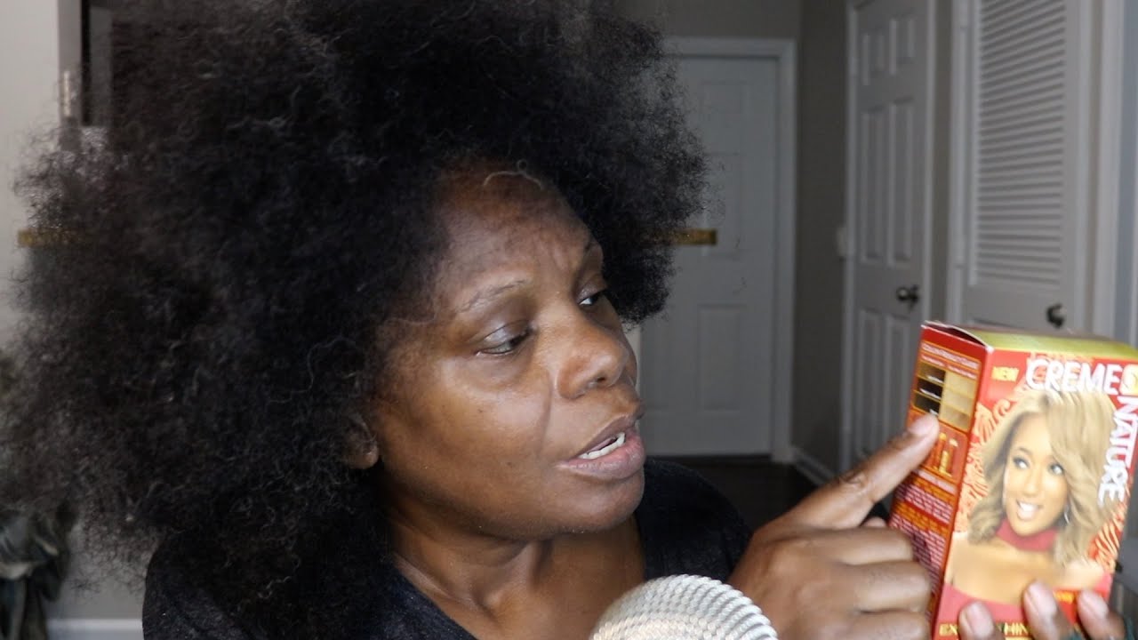 Coloring My Hair Honey Blonde ASMR Chewing Gum | Creme Of Nature