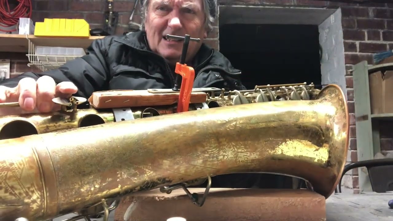 Episode 3  Baritone Sax Dent Repair Part 2