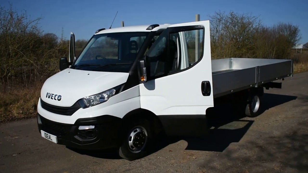 2017 Iveco Daily 34c14 Lwb Dropside Truck with 15ft 11