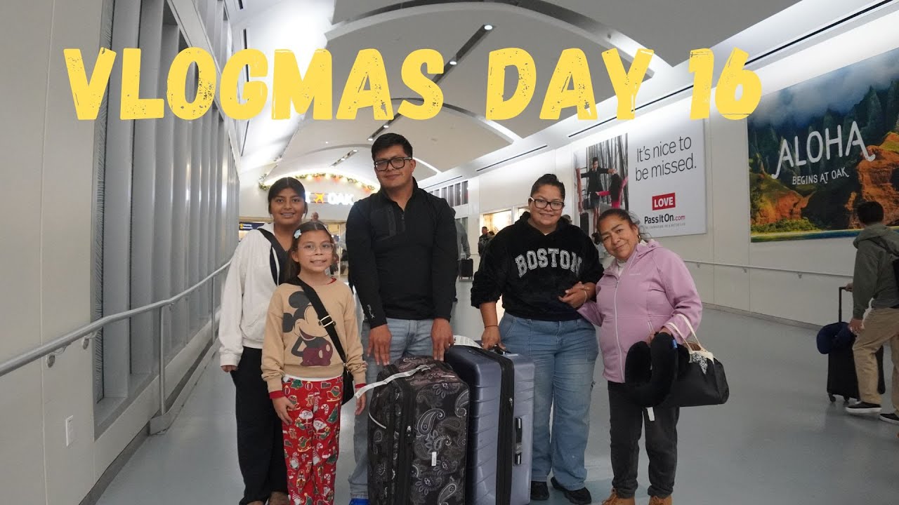 Vlogmas Day 16: Picking up family from the airport + Dying my hair