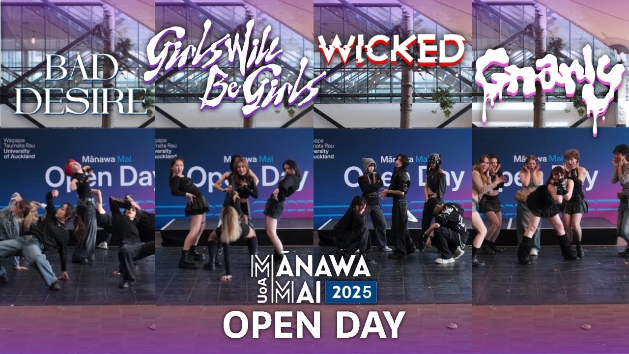 [PERFORMANCE] UoA Open Day 2025 - ENHYPEN, ITZY, ALLDAY PROJECT & KATSEYE | Konstellation NZ
