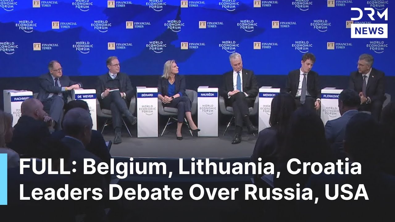 FULL PANEL DISCUSSION: Belgium PM, Lithuania President, Croatia PM Clash Over Europe-U.S. Relations