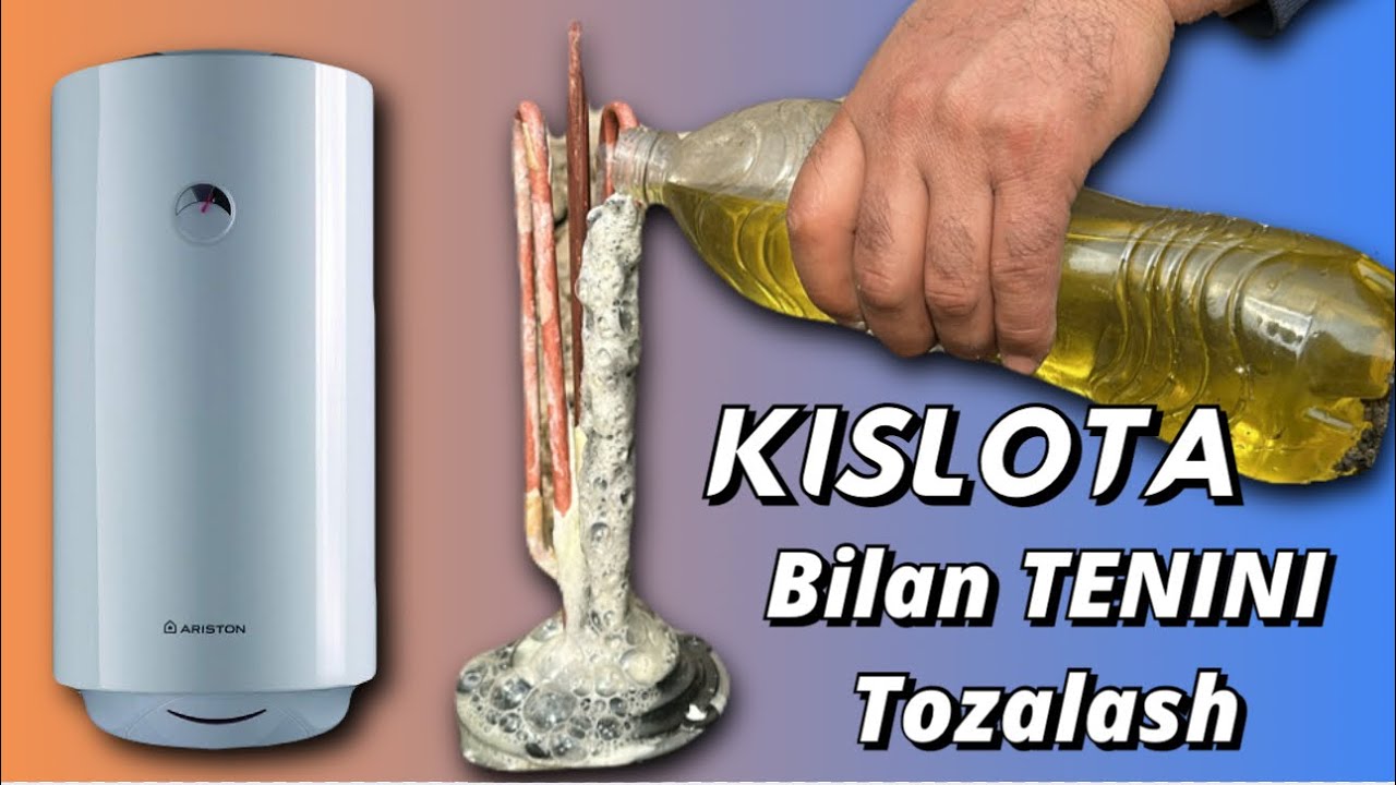 “Ariston tenini almashtirish va limon kislota bilan tozalash | Suv isitgich ta’miri.