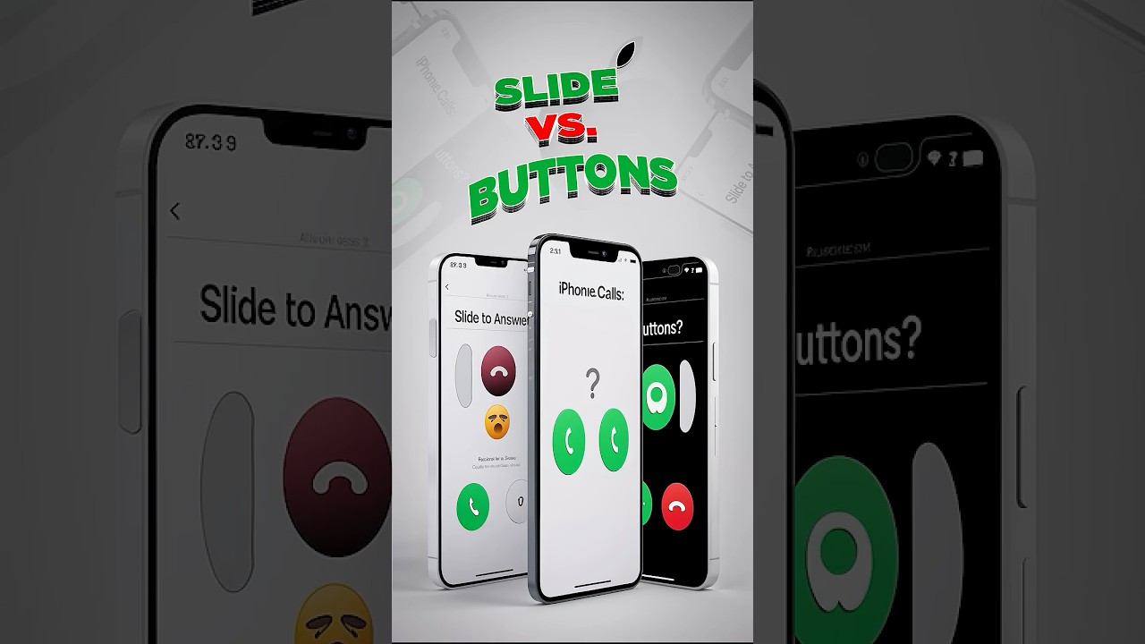 iPhone Calls: Button vs Slide to Answer!  #techstories