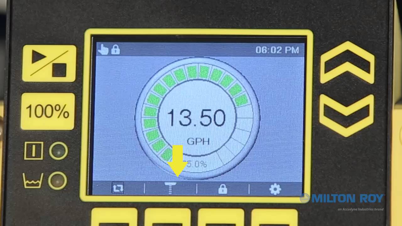 PROTEUS Metering Pump:  Navigation
