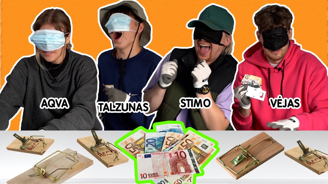 LAIMĖK 200 EURŲ !!! | ŽIURKIŲ SPĄSTAI | STIMOMEDIA AQVA TALZUNAS VĖJAS | Pildyk
