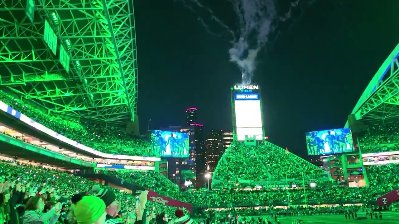 11/23/2023 Seattle Seahawks vs San Francisco 49ers introductions.