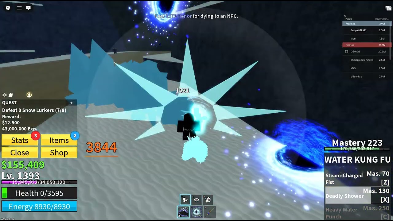blox fruit part 1 level 1390 to 1400