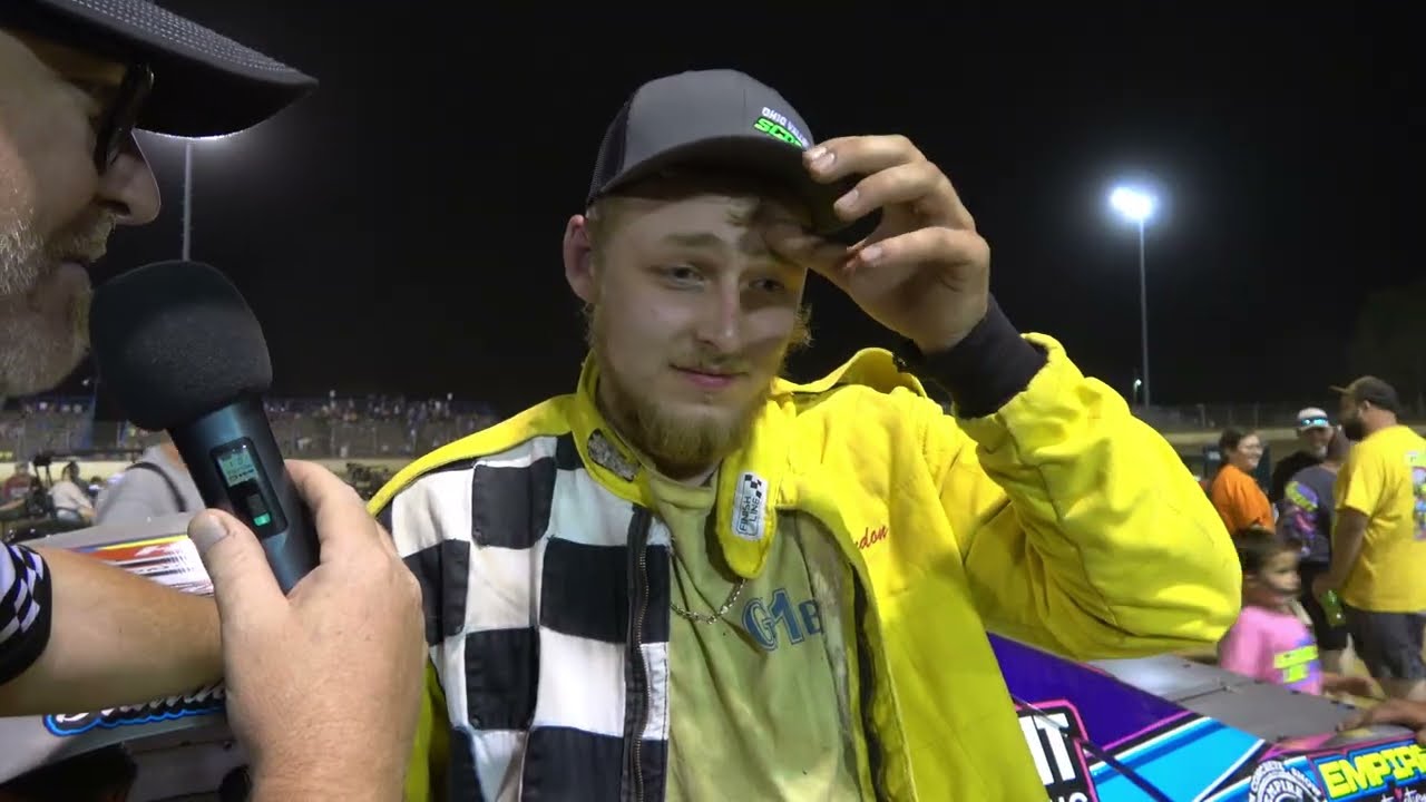 Brandon Gibson Jr Post Race Interview | Florence Speedway Compact Clash 2024