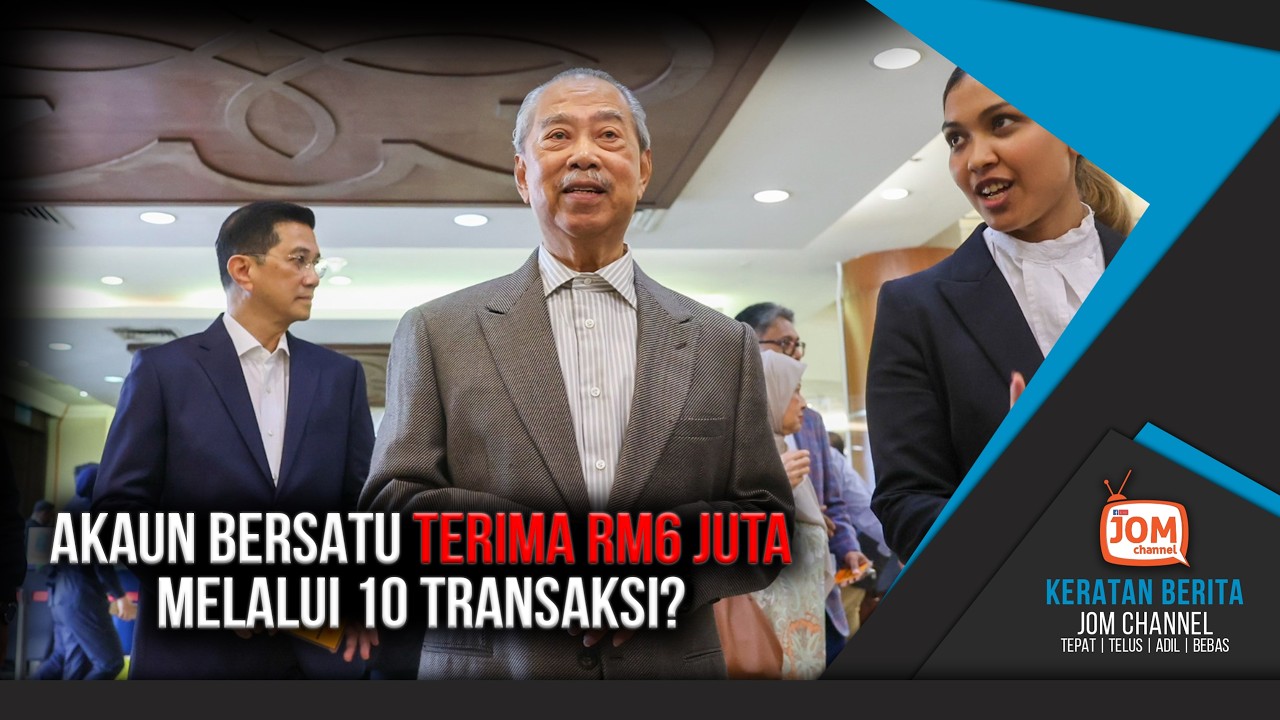 AKAUN BERSATU TERIMA RM6 JUTA MELALUI 10 TRANSAKSI