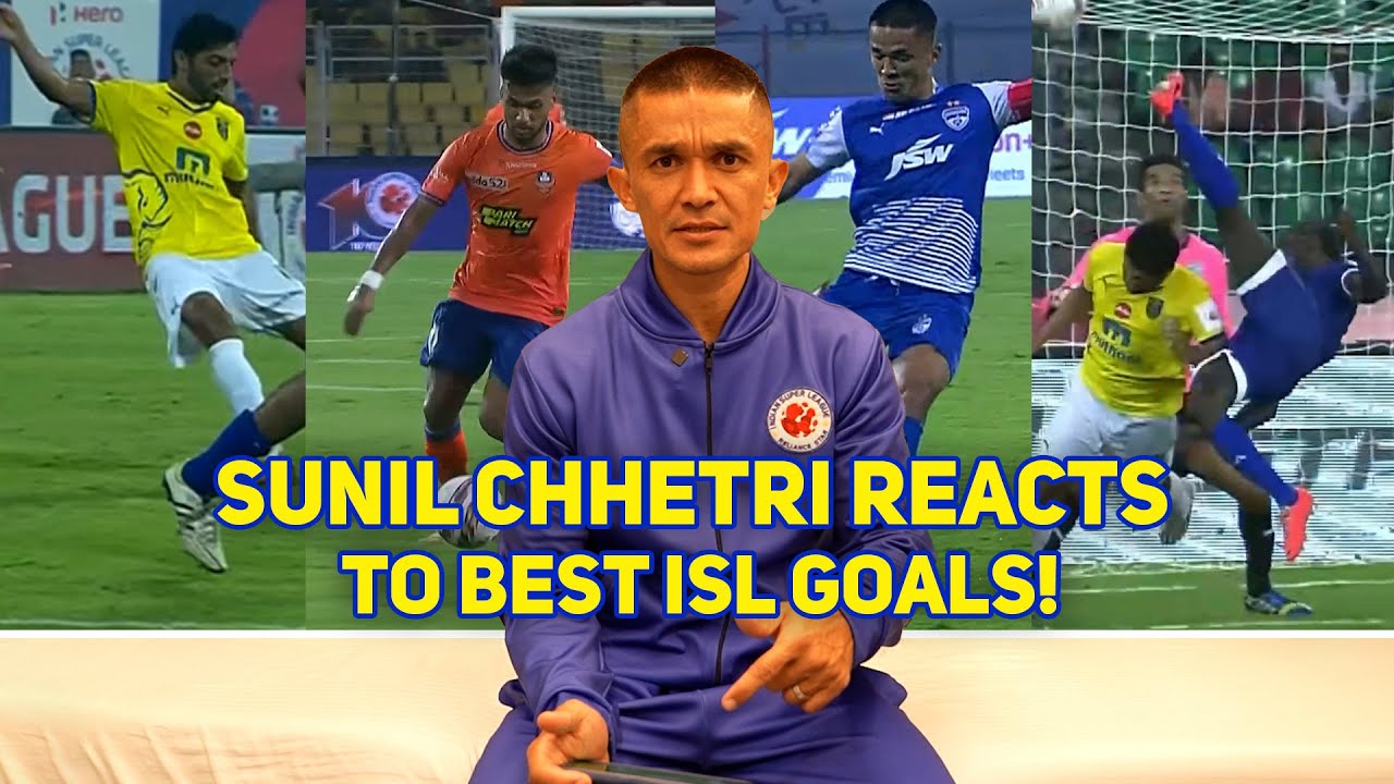 Sunil Chhetri Reacts To The Greatest ISL Golazos! 🤩