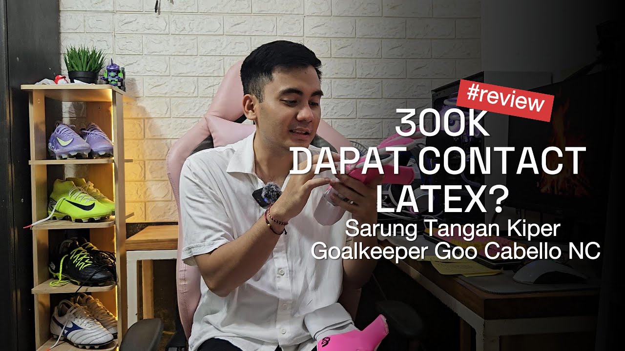 300K DAPAT CONTACT LATEX? | Review Sarung Tangan Kiper Goalkeeper Goo Caballo NC
