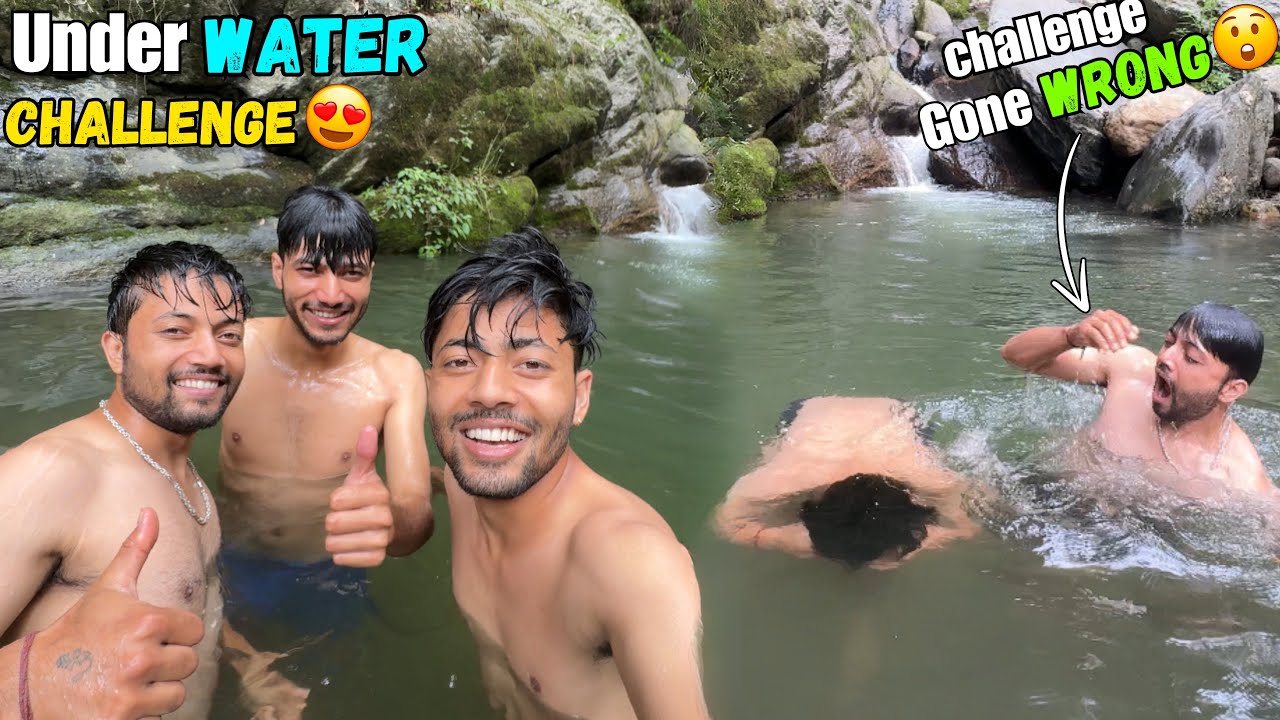 Kon Zyada Der Paani Mein Rahega😍 || Under Water Challenge || Sanjay Chauhan