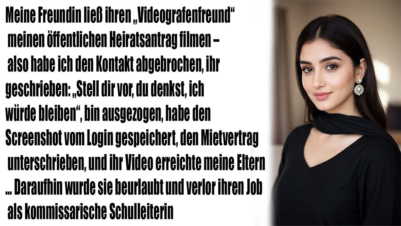 Meine Freundin ließ ihren „Videografen-Freund“ meinen öffentlichen Heiratsantrag filmen—