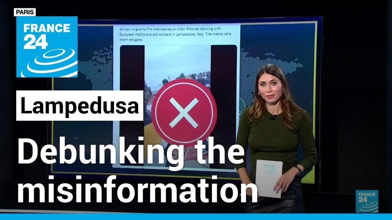 Surge of misinformation on Lampedusa migration influx &bull; FRANCE 24 English