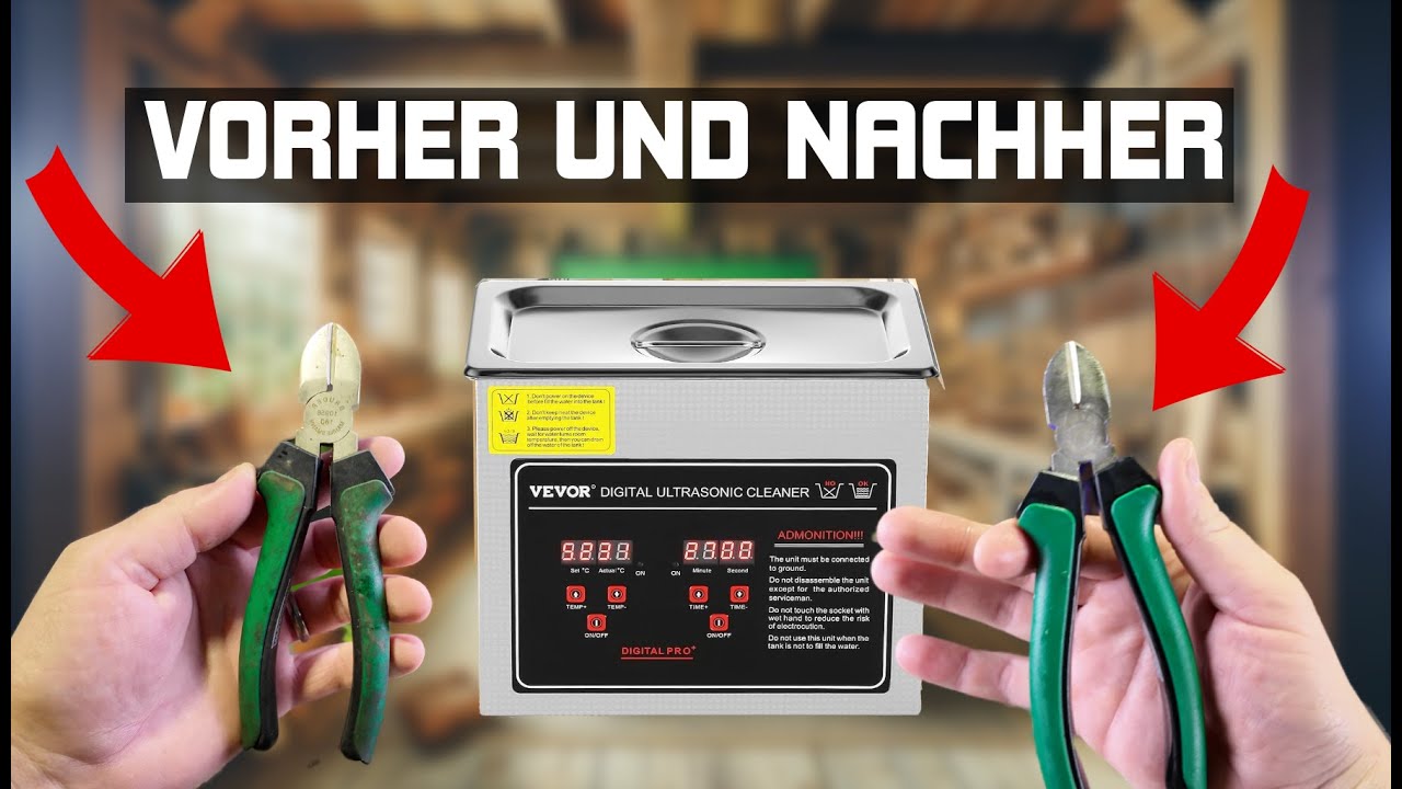Vevor Ultraschallreiniger Im Test: Ultraschall Gerät als Allesreiniger | TestSieger