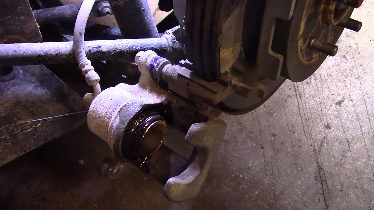2010 Nissan Murano rear brake pad replacement