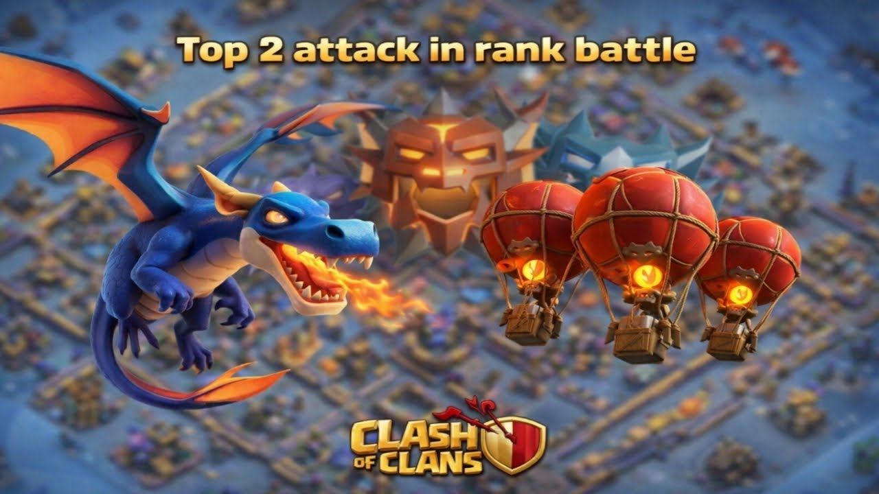 Top 2 Rank Attack Strategies 🔥 | Easy Push to Higher League | COC Tamil