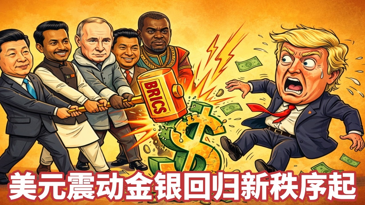 美元地位动摇？金砖推进黄金白银结算新体系