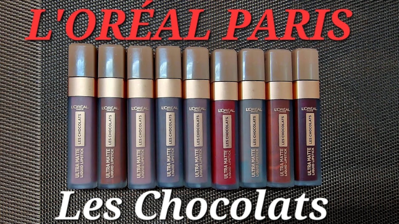 L'ORÉAL PARIS: Colección💄Les Chocolats🍫#loreal #lorealcosmetics #lorealparis