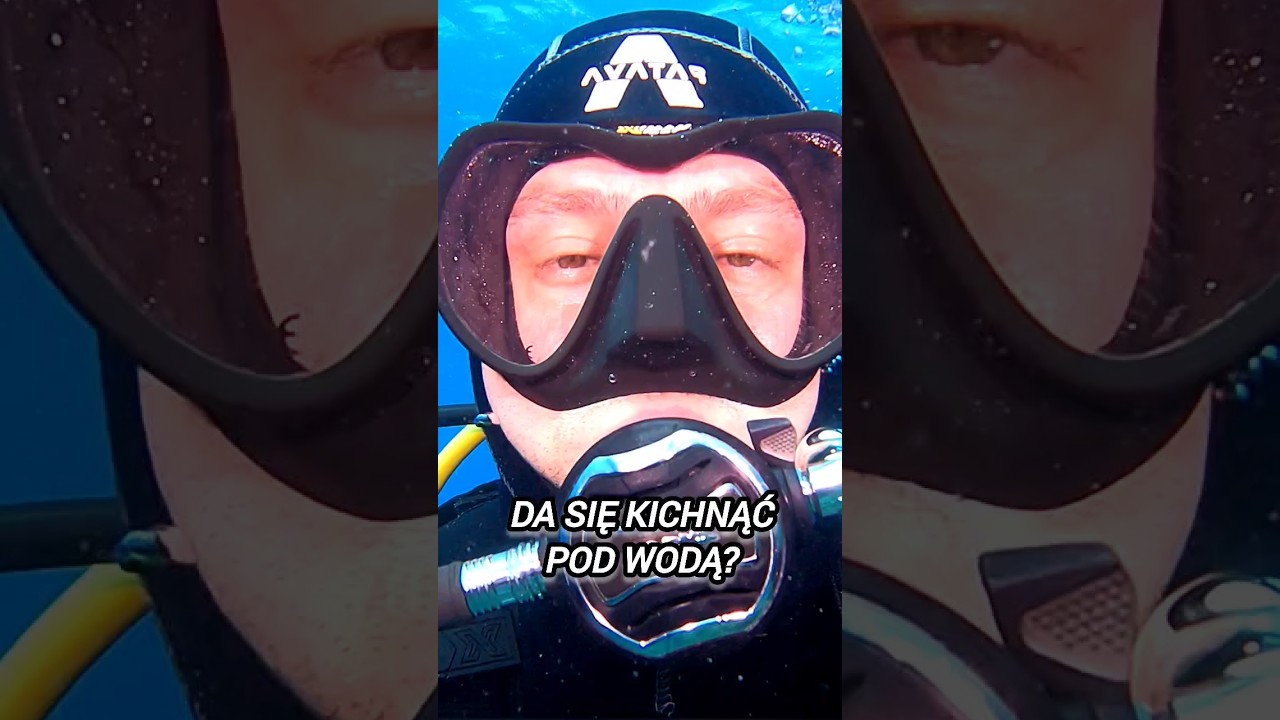 🤧 KICHANIE POD WODĄ? #nurkowo #onurkowaniu #shorts #nurkowanie #kichanie