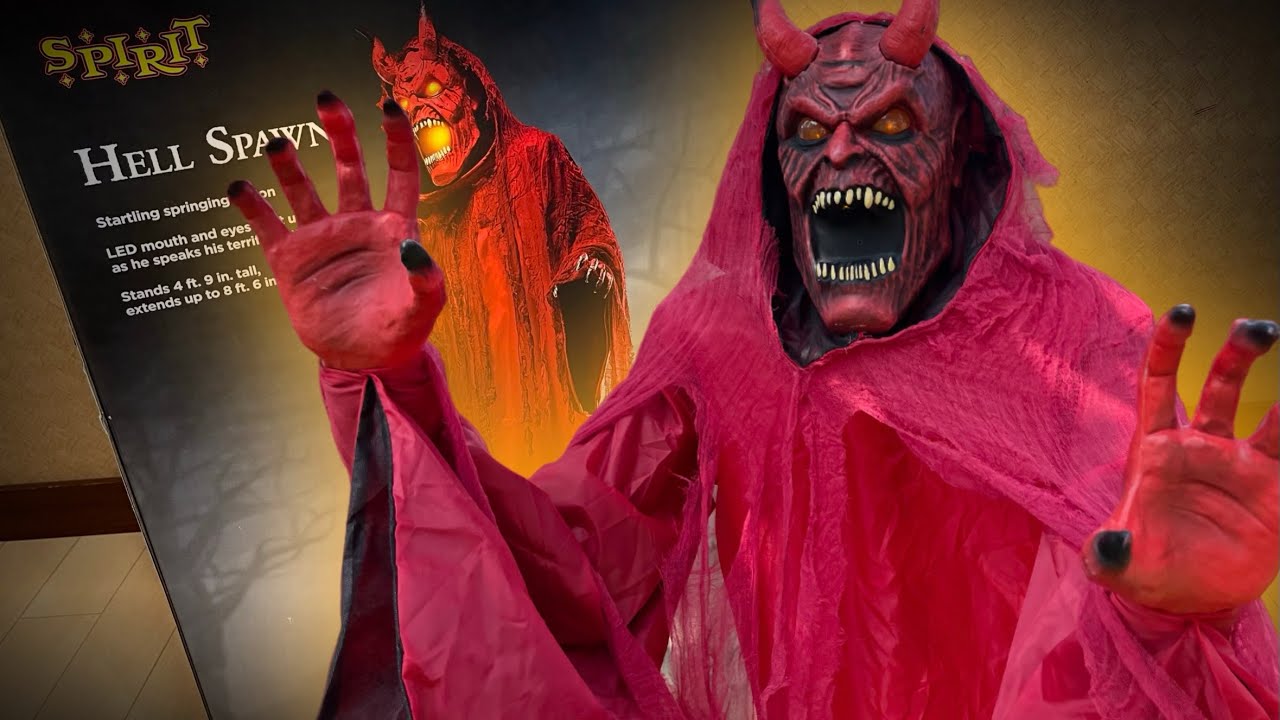 Spirit Halloween — Распаковка/настройка Hell Spawn | Jumpscare Animatronic 2023 🎃 👻