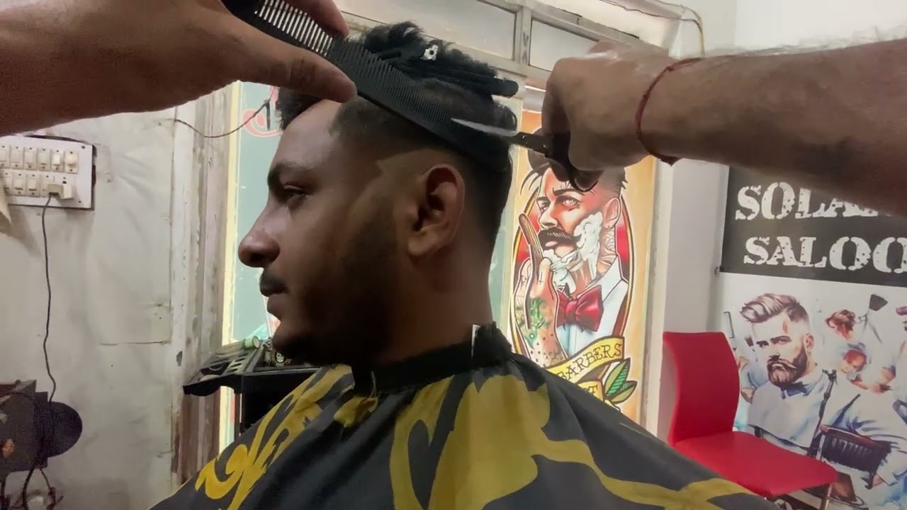 Perfect Mid Fade Haircut Tutorial | Step by Step Barber Guide | Solanki Salon