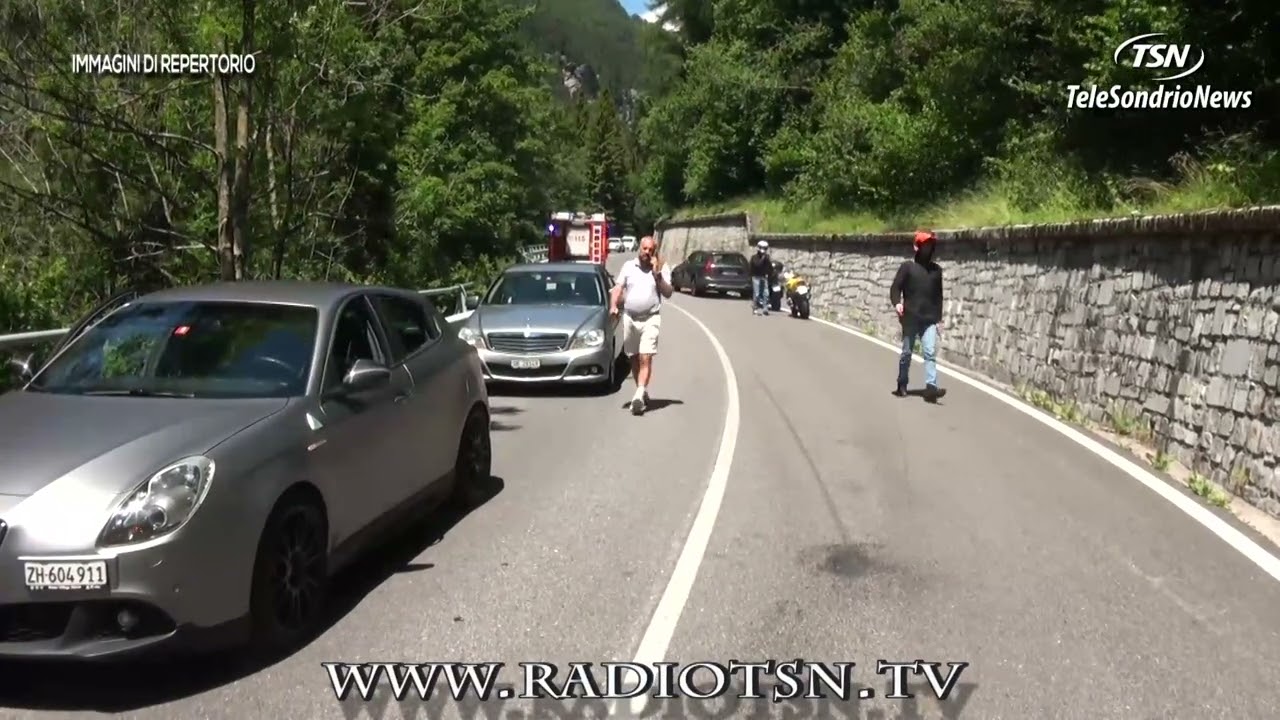 Frontale tra 2 moto, morto un 47enne sondriese