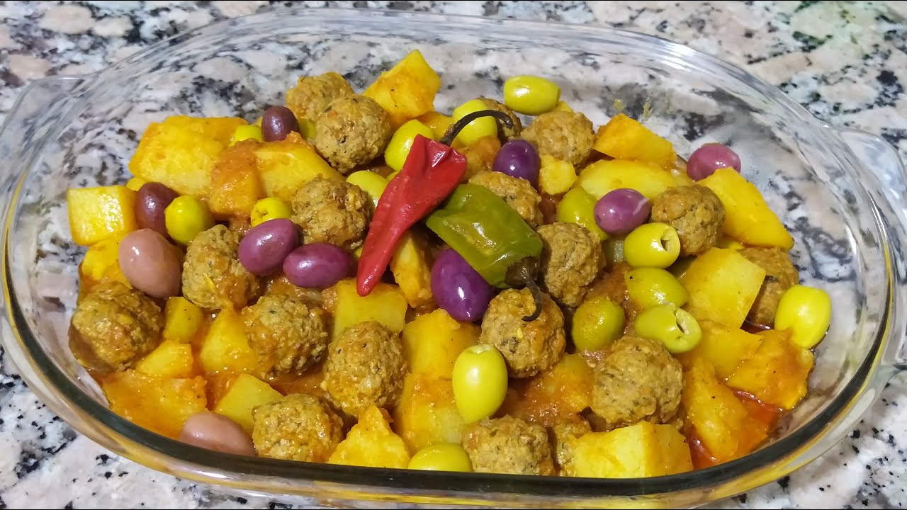 مريقة بالكفتة والبطاطا من الزمن الجميل ألذ وأسهل وأسرع ما يمكن تحضيره