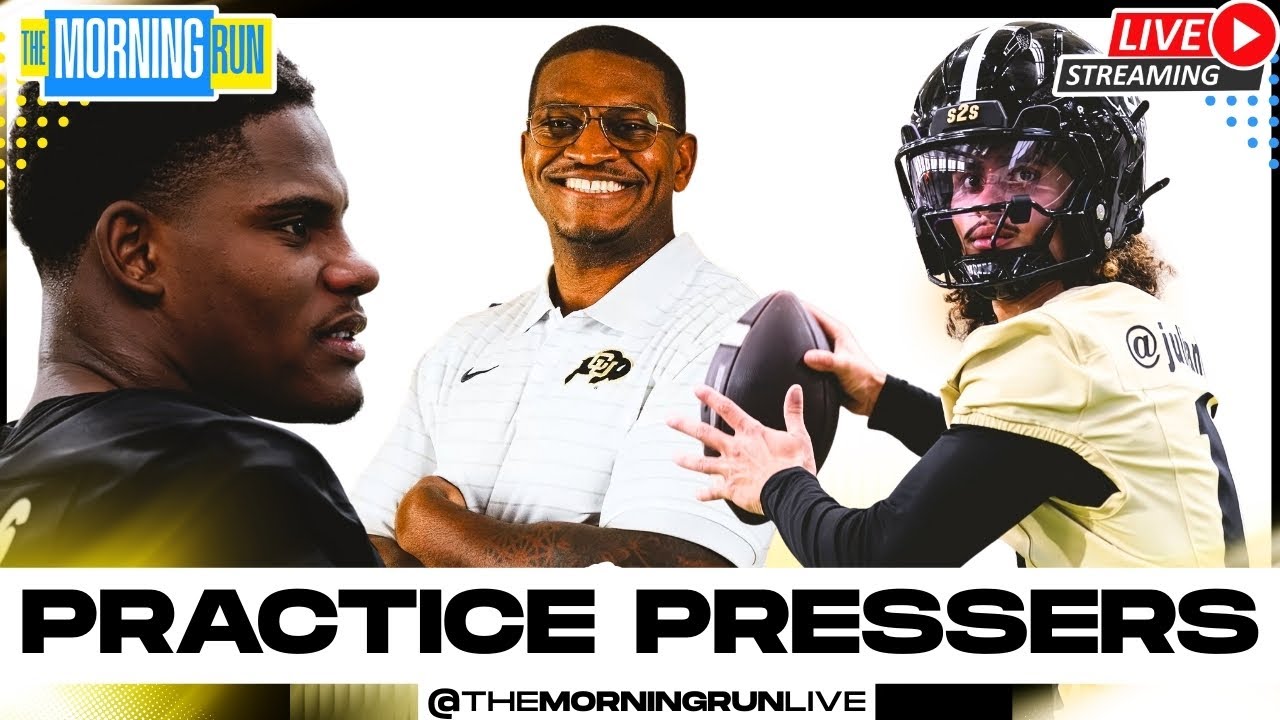 TMR Live: CU Buffs Post Practice Media Presser: Coach Chris Marve + Players