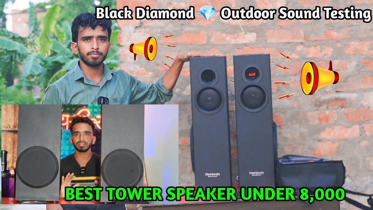 Black Diamond Outdoor Sound Testing / @Flowbeats  Heera 5 Coming Soon /Best Speaker Under 8,000