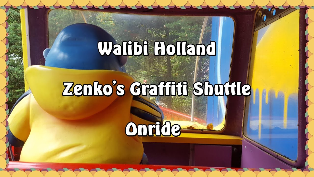Walibi Holland - Zenko's Graffiti Shuttle - Onride