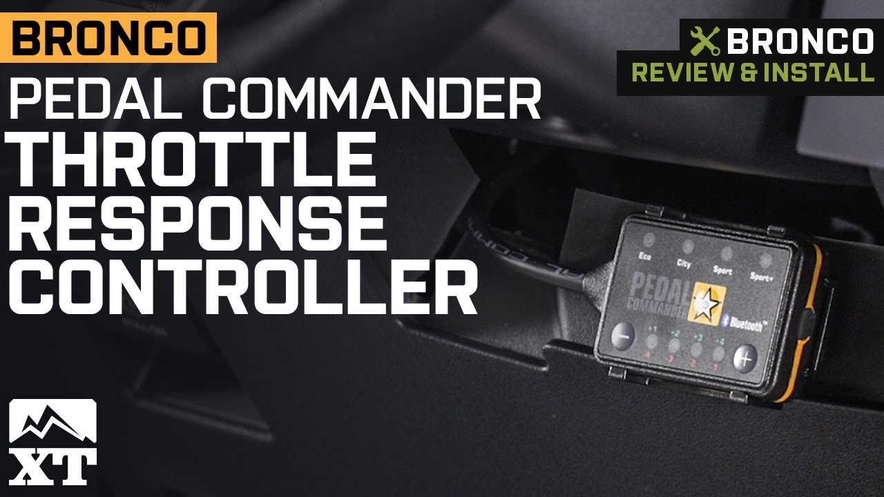 2021-2022 Bronco Pedal Commander Bluetooth Throttle Response Controller Review & Install