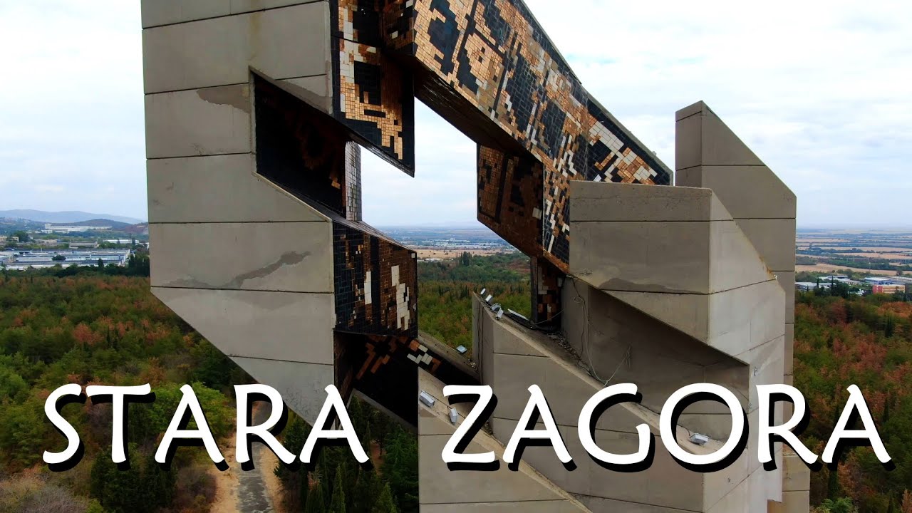 Stara Zagora - Navigating through rains to capture a Thracian city with ancient history [4k drone]