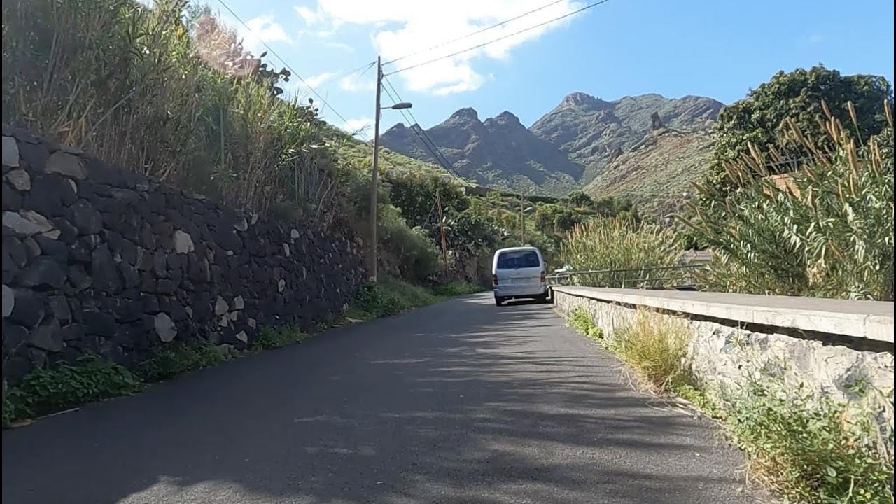 🌬️🚴 Día de viento en Tenerife | Subiendo por los barrancos y barrios de Santa Cruz (Relax Music)