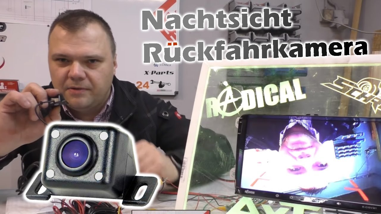 Rückfahrkamera anschließen von Radical R-C10-RV2