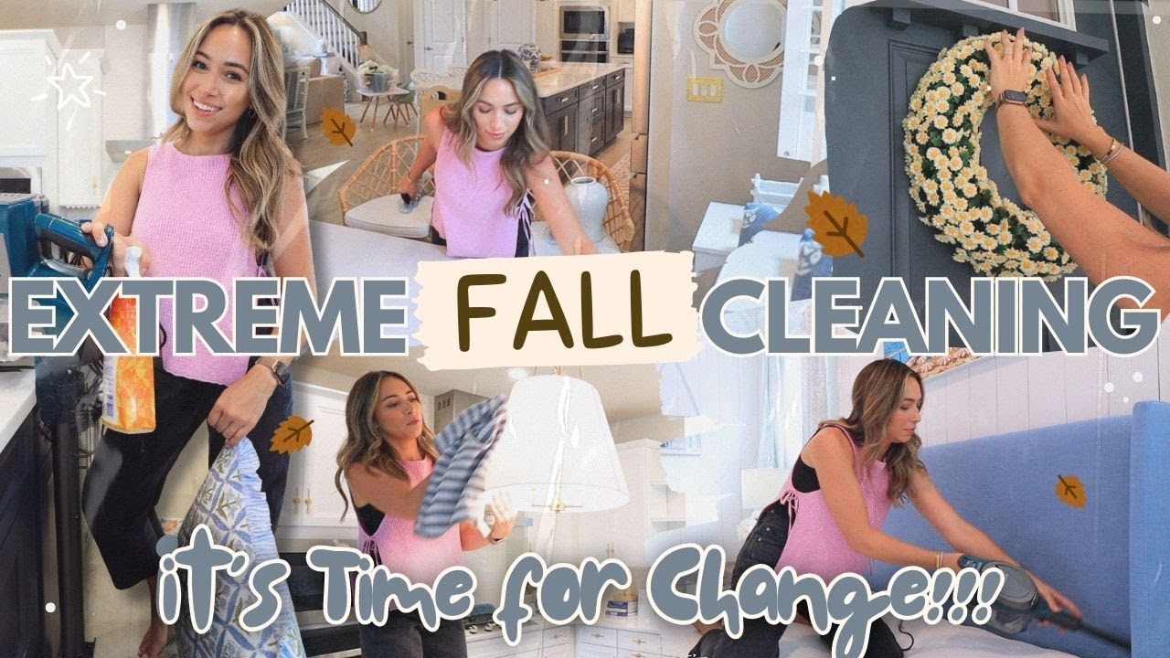 2025 Extreme FALL HOME REFRESH! 🏡🍂 Clean, Declutter, Organize before New Decor & Dreamy Decorating!