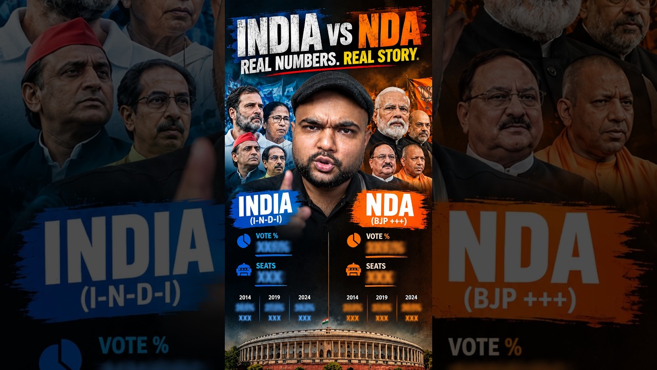 NDA vs UPA all 3 Elections Data 14/19/24